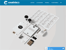 Tablet Screenshot of creativialab.com